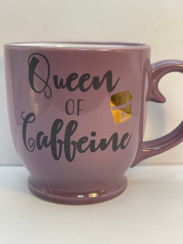 Introducing the Queen of Caffeine Jumbo Coffee Mug. It's the perfect #cupofmood and the  ultimate royal decree for every coffee lover who reigns supreme.
