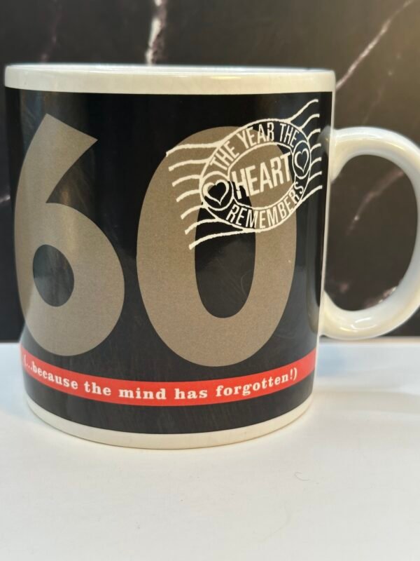 Introducing the 60 Year Heart Remembers Mug. It's the perfect #cupofmood to make their sixtieth birthday extra memorable and hilariously honest.