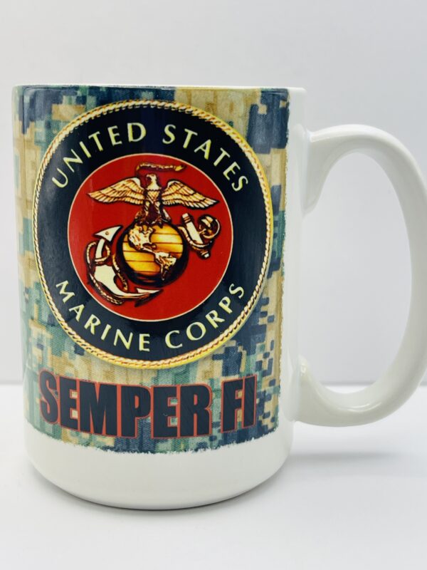 Semper Fi Marine Corps Coffee Mug front view