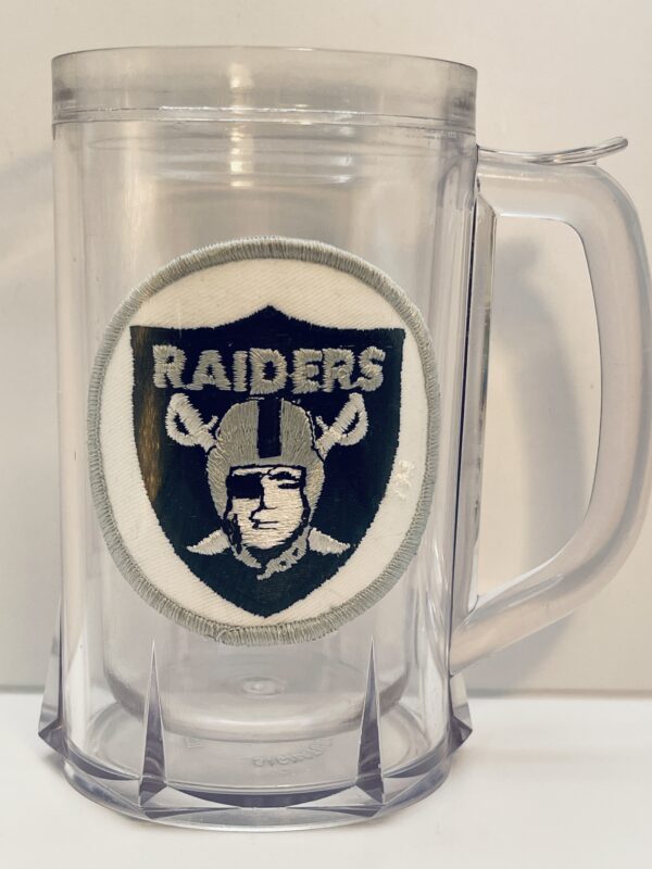 Vintage Los Angeles Raiders Beer Mug 16oz
