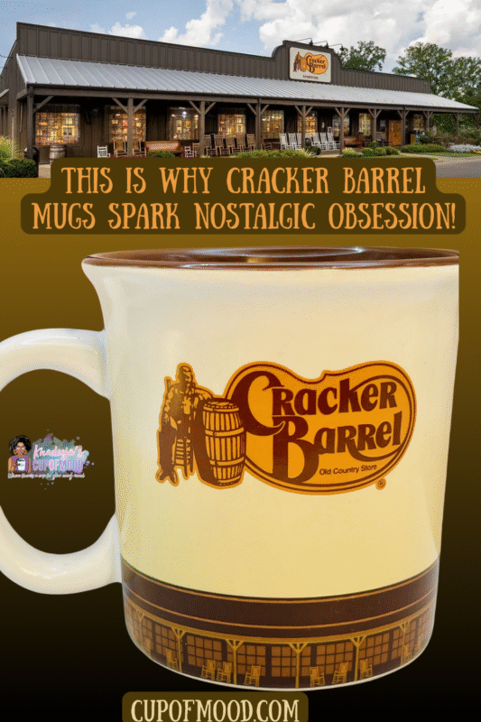 Cracker Barrel Mug with original Cracker Barrel logo