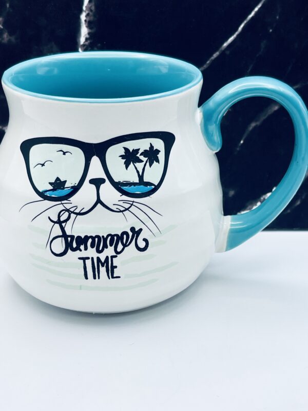 Cats in Sunglasses Ceramic Coffee Mug