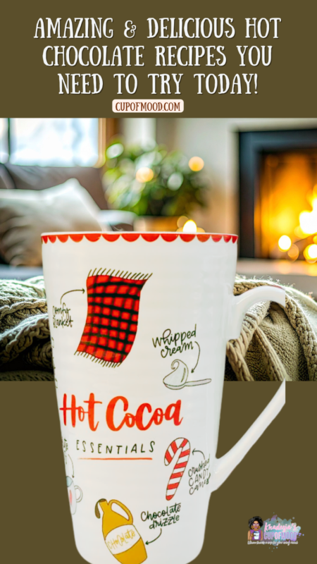 Hot cocoa recipe served in a Hot Cocoa Essentials mug