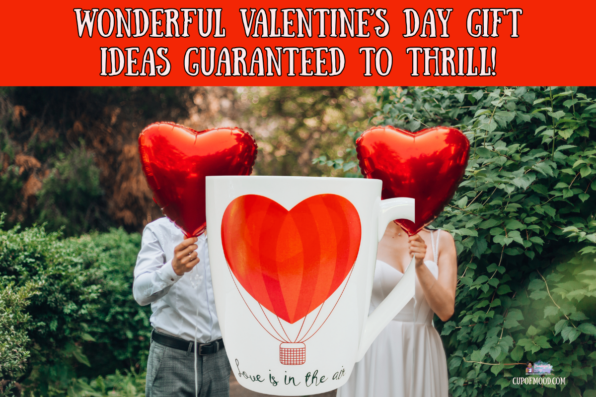 3D Love In The Air mug with raised heart design