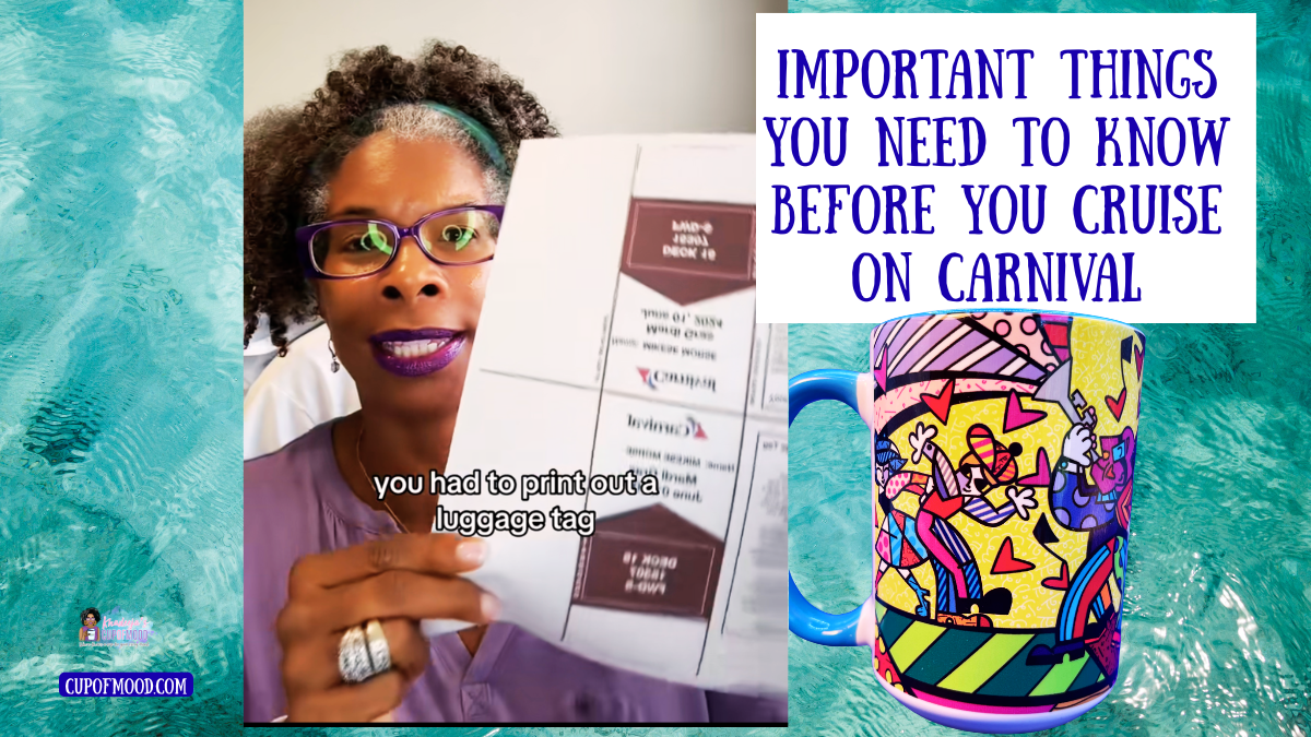 How to prepare Carnival luggage tags before embarkation