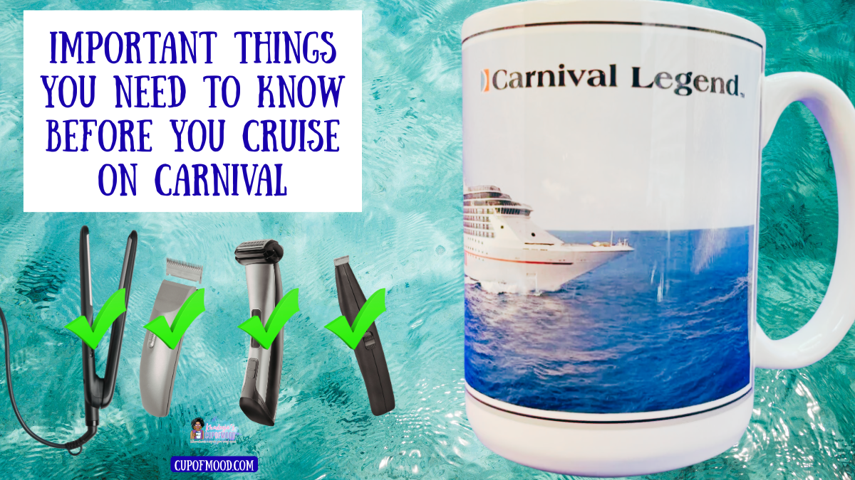 Surprising items not allowed on board Carnival cruise line