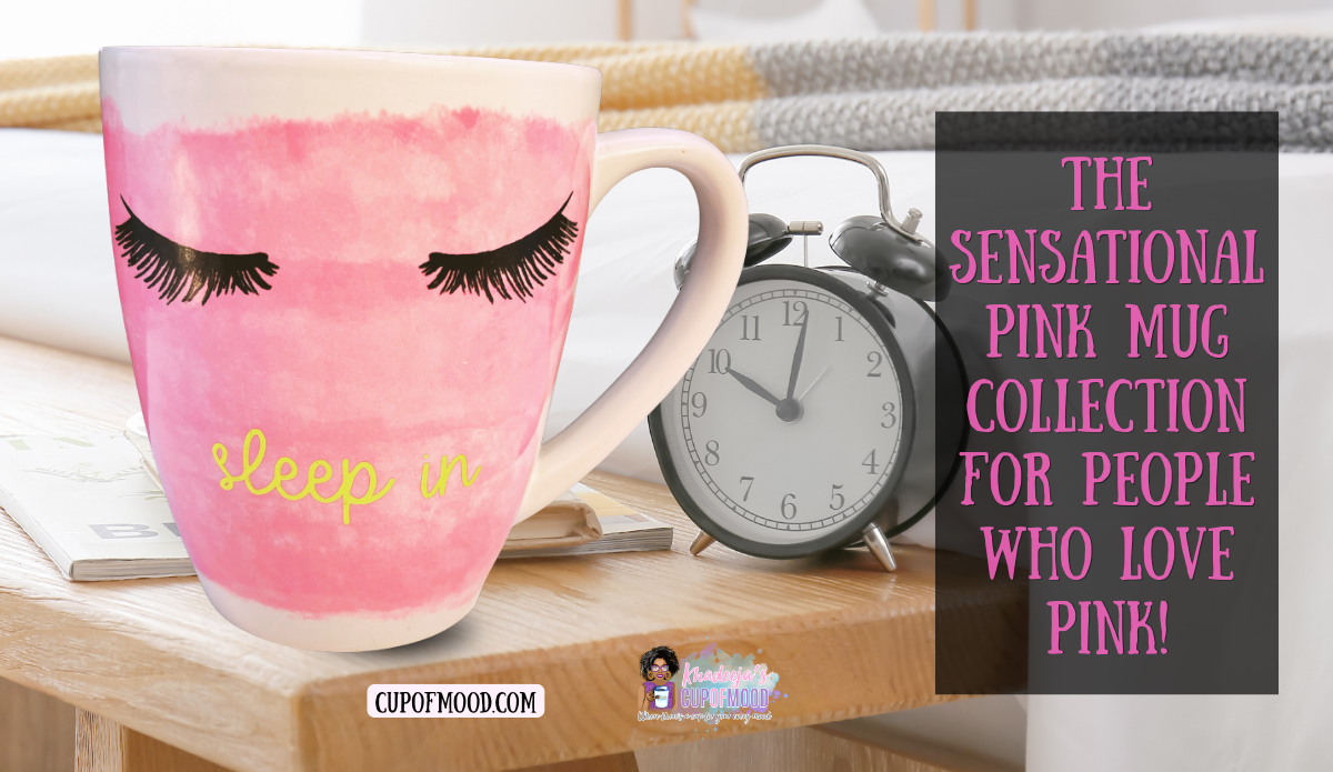 Pink Eyelash Sleep In Coffee Mug