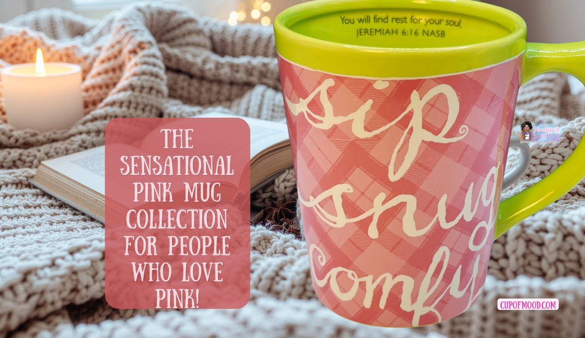 pink comfy mug cozy pink coffee cup stay in mug pink drinkware