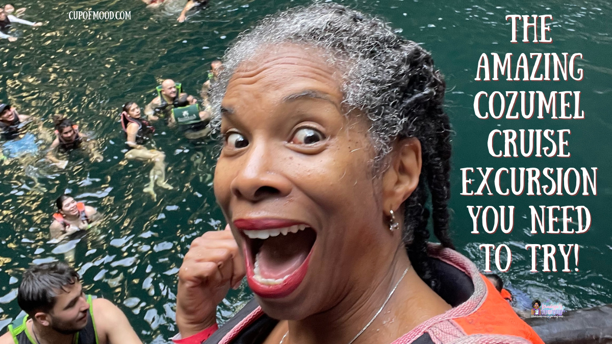 Swimming in Valladolid cenote in Mexico during previous travel experience