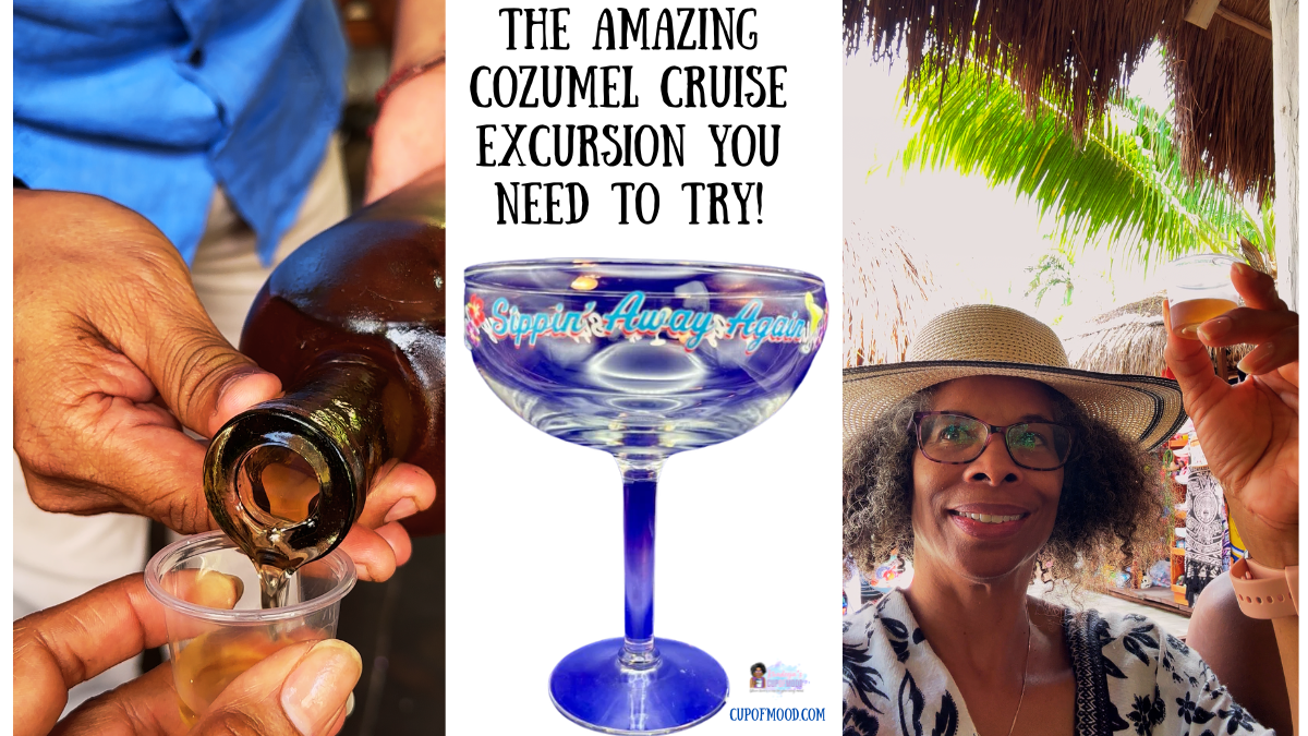 Tequila tasting during Cozumel cruise excursion at Playa Uvas in Mexico