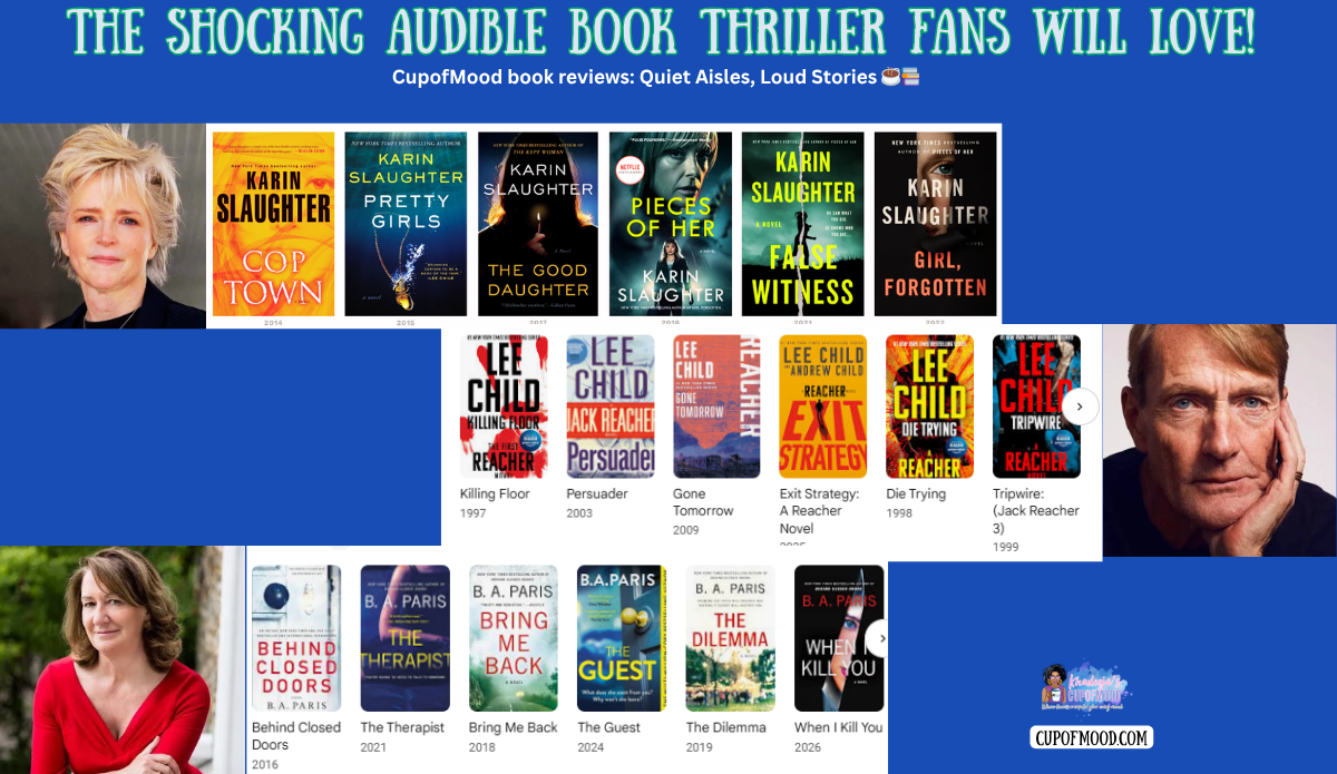 thriller authors karin slaughter lee child ba paris book collection