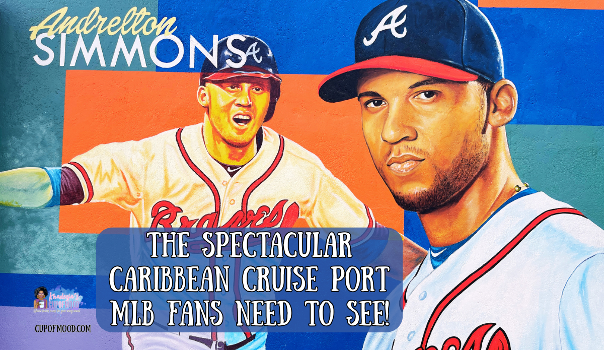 Andrelton Simmons mural Curaçao cruise port baseball wall