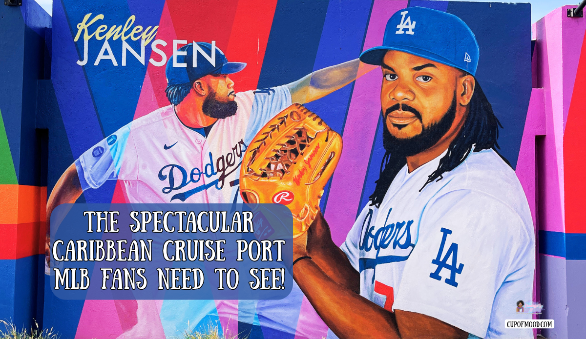 Kenley Jansen mural Curaçao cruise port MLB closer wall