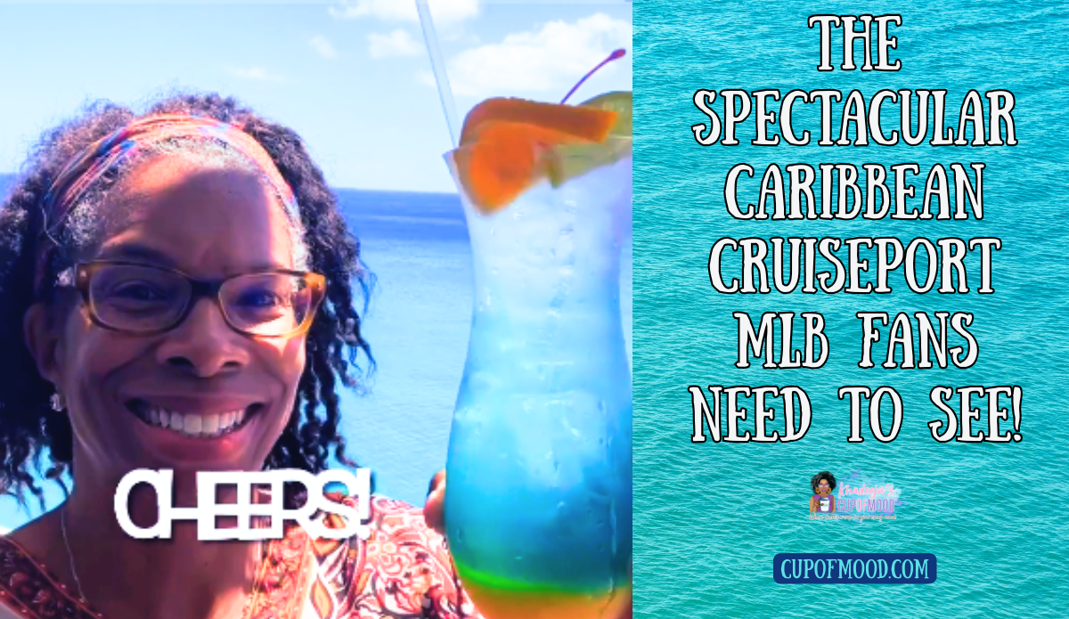 Curaçao cliffside restaurant blue curaçao drink ocean view cheers selfie