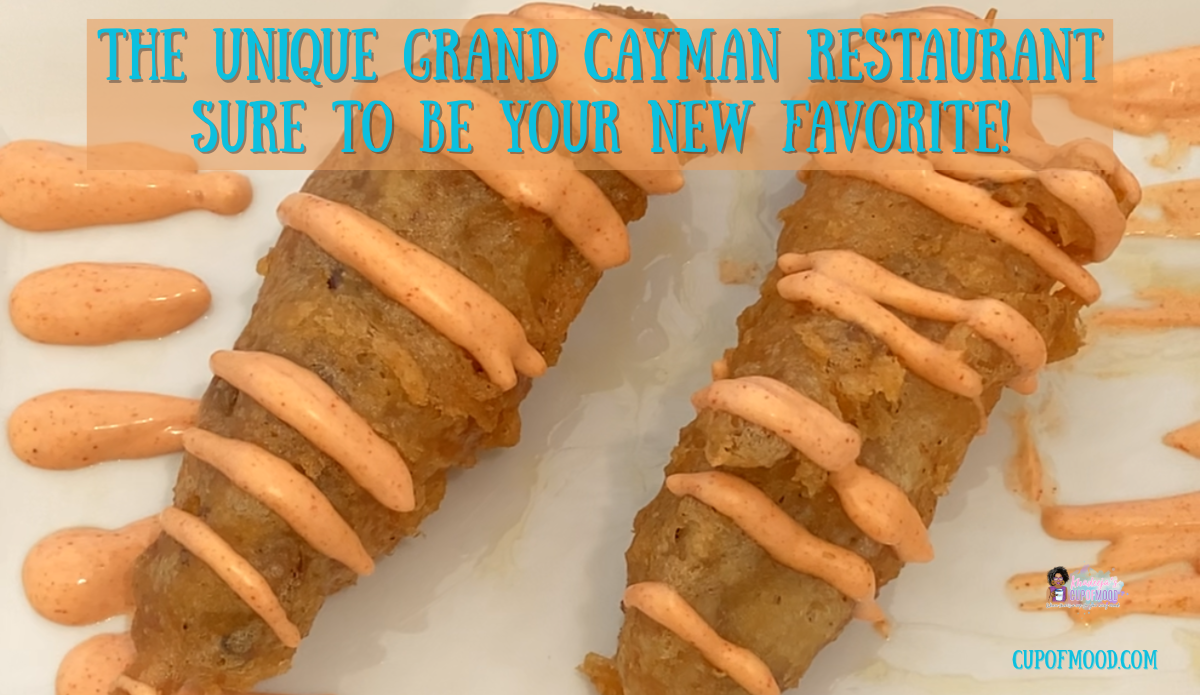 lobster lollipop appetizer Grand Cayman restaurant near cruise port