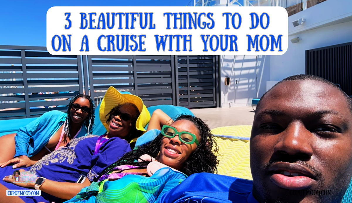 Relaxing Family Moment On Cruise Deck