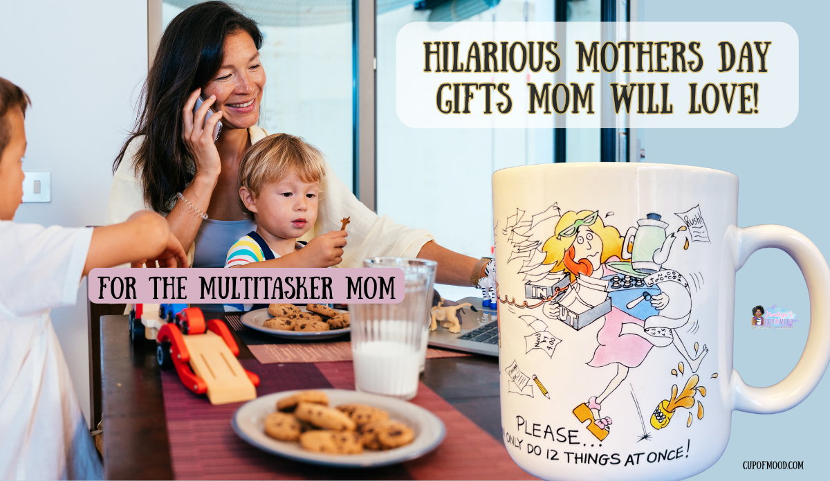 funny mother’s day gifts multitasking mom mug doing 12 things at once coffee cup