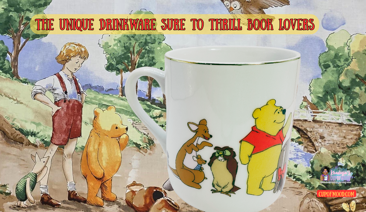 winnie the pooh book lovers drinkware mug classic storybook characters design
