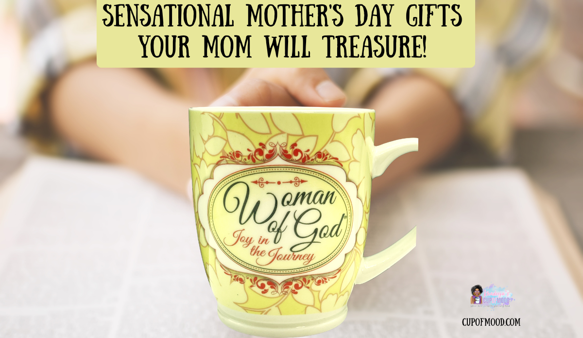 woman of god mug resting on bible inspirational Mother’s Day gifts