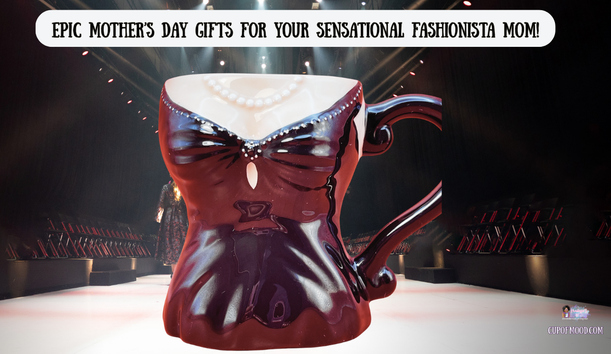 Pier 1 Black Dress Coffee Mug Mother’s Day gift fashion mug little black dress coffee cup for stylish mom