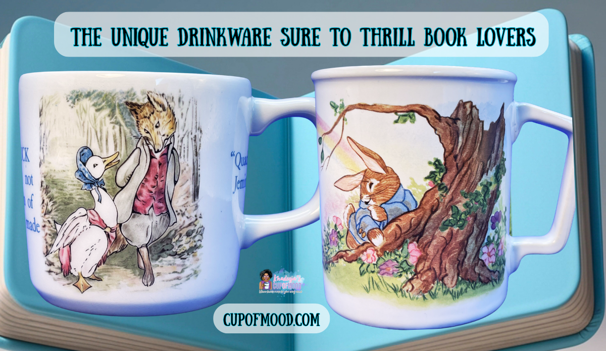 beatrix potter peter rabbit book themed mug set nostalgic childhood storybook drinkware