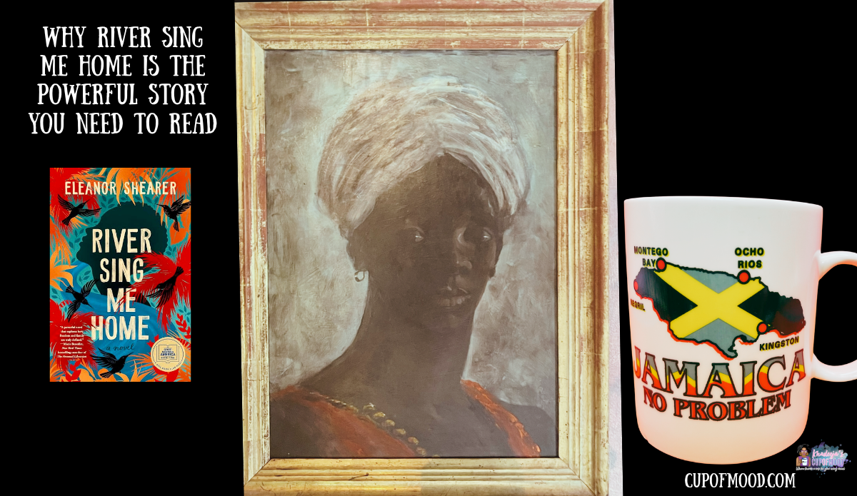 Portrait of strong Black Caribbean woman from the Montego Bay Cultural Centre that inspired my vision of Rachel in River Sing Me Home