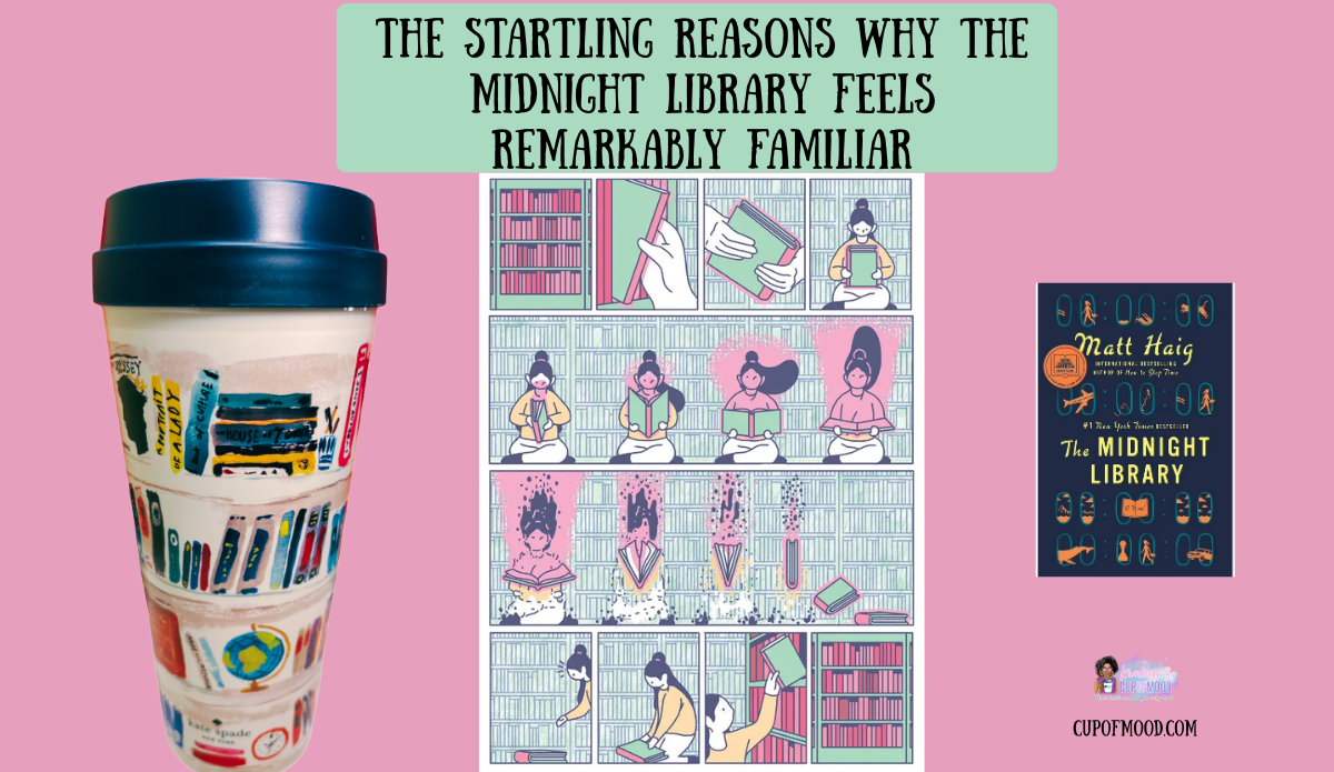 Kate Spade library tumbler featured in The Midnight Library review
