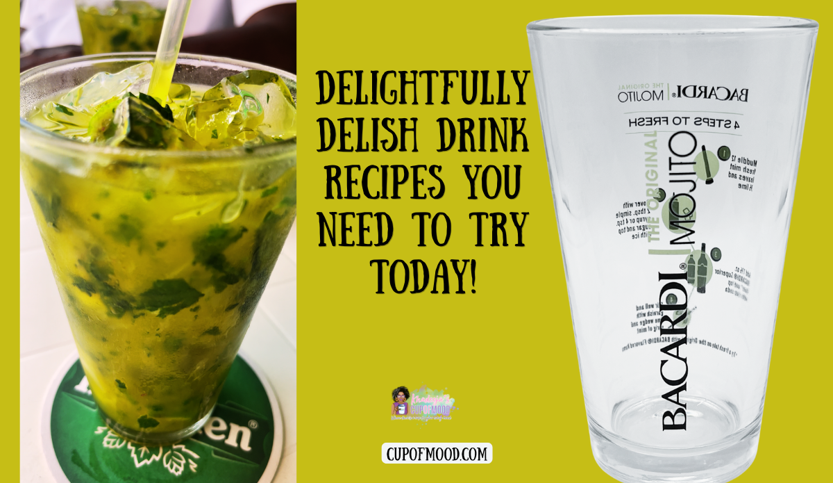 Khadeeja’s fresh Mojito from The World Best Mojito bar in Willemstad Curaçao featured in CupofMood drink recipes blog