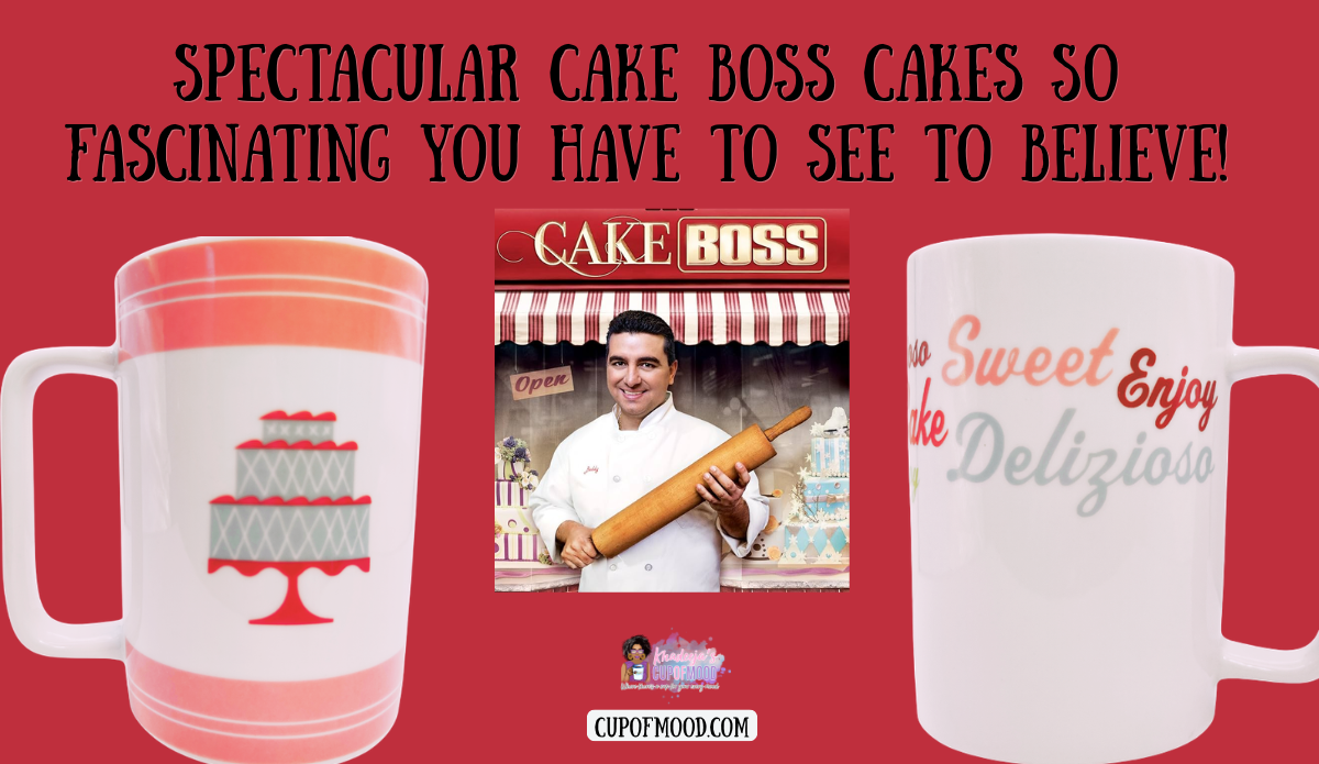 Cake Boss Pink Mini Cakes Mug and Cake Boss Icing Quotes Mug