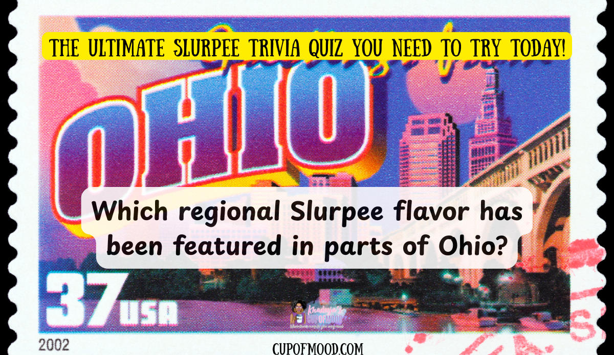 Which regional Slurpee flavor has been featured in parts of Ohio trivia question