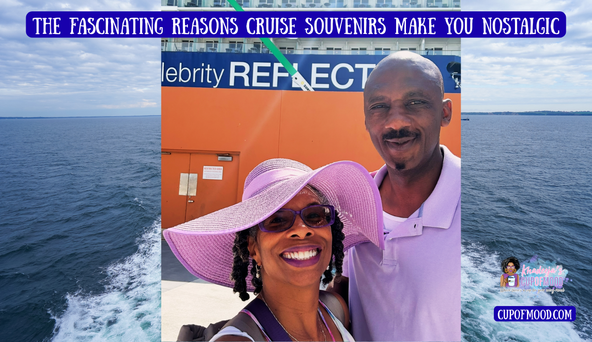 Khadeeja and Michael aboard Celebrity Reflection nearly forty years after their early Celebrity cruises