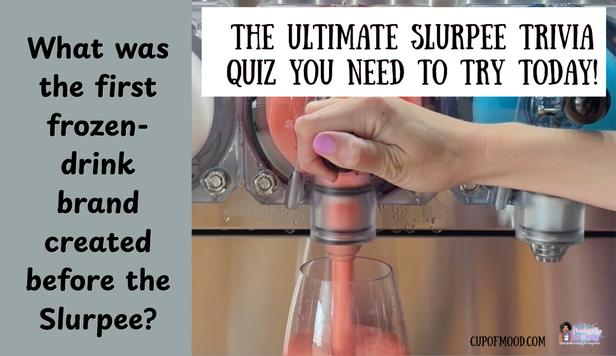 What was the first frozen drink brand created before the Slurpee frozen drink machine image