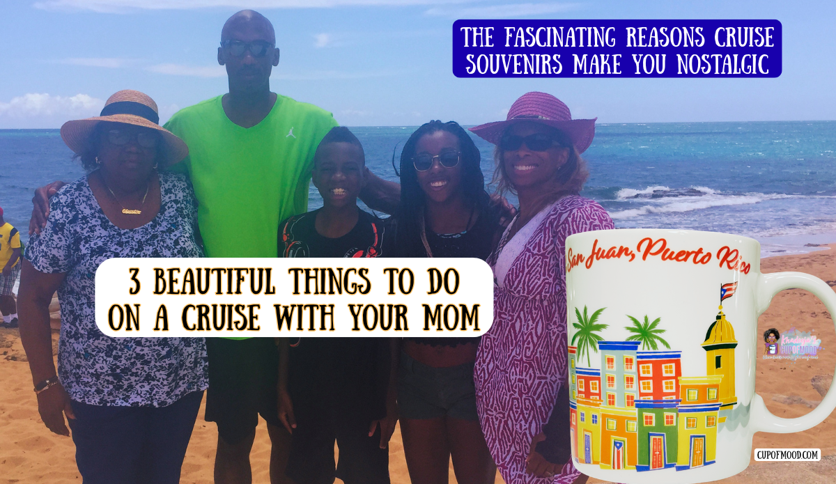 Three generations of family exploring Old San Juan during a Carnival cruise excursion