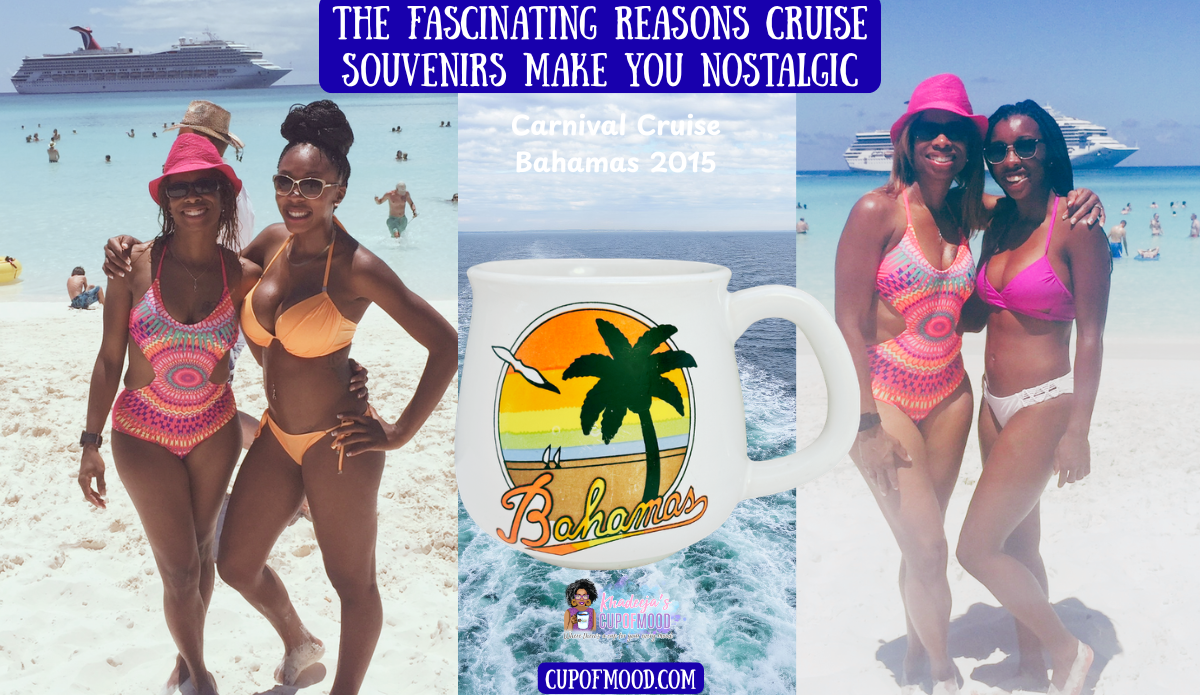 Khadeeja enjoying beach time with her daughters during cruise stops in the Bahamas