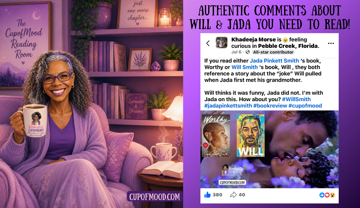 Facebook post that began the Will Smith and Jada Pinkett Smith book review discussion about the joke Will played when Jada met his grandmother.