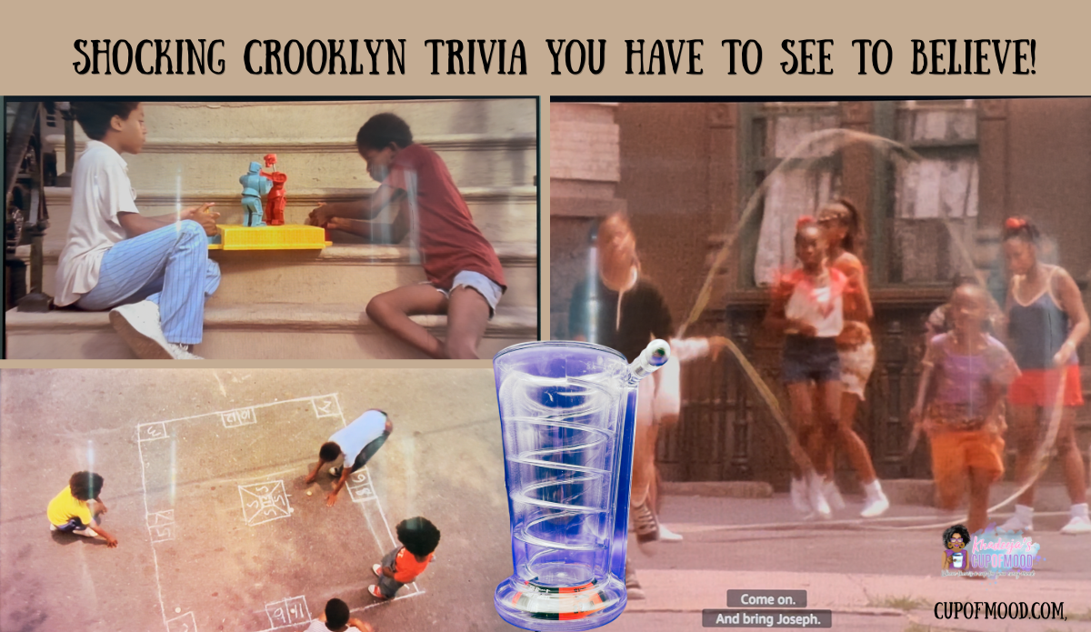 Crooklyn neighborhood games with vintage acrylic tumbler