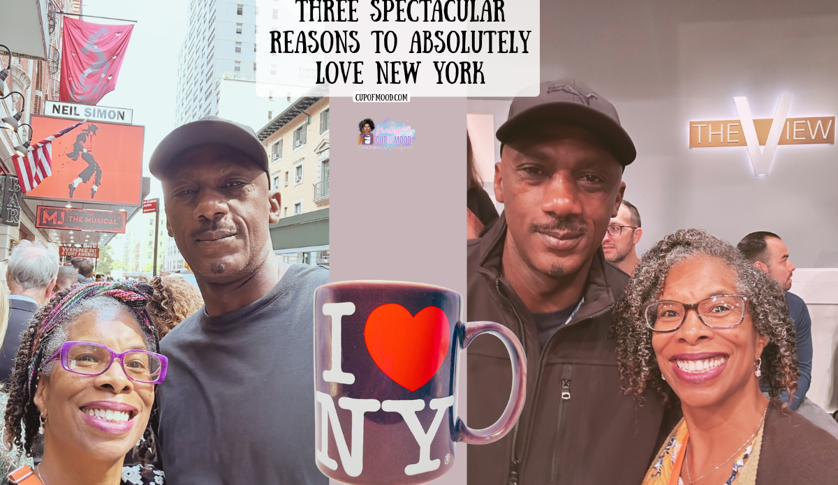 Michael and Khadeeja at MJ The Musical and The View during a New York birthday theater trip