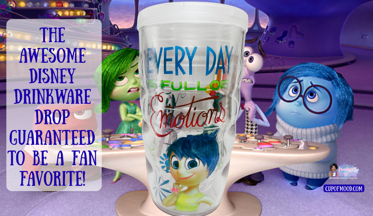Disney Pixar Inside Out Tervis Tumbler with Joy and emotions inside Headquarters