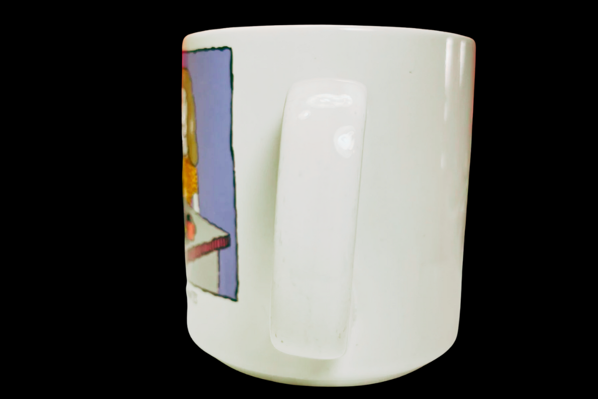 I Love My Job Drug Test Mug side handle view