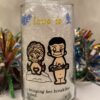 Vintage Love Is 12 oz Collectible Glass by Kim Casali, LA Times 1970s - Image 2