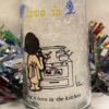 Vintage Love Is 12 oz Collectible Glass by Kim Casali, LA Times 1970s - Image 3