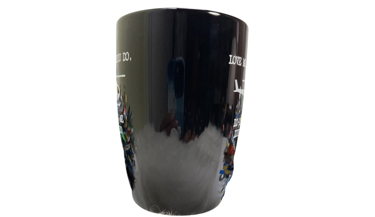 helicopter mom mug side angle black latte style mug