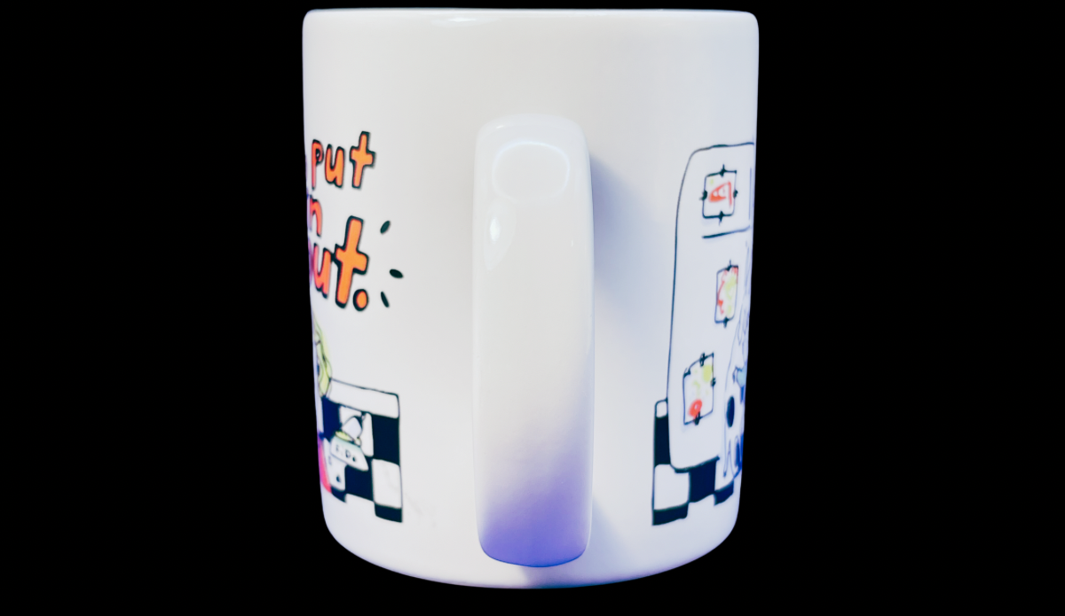 hallmark mom time out funny mug handle side view