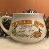 Vintage Chicken Soup Recipe Mug for Chicken Lovers Dat'l Do It Chicken Soup Mug with Chicken Soup Recipe Bowl