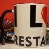 I Love Restaurants Coffee Cup with Orca Coating Mug I Love Restaurants Foodies Gift Cup