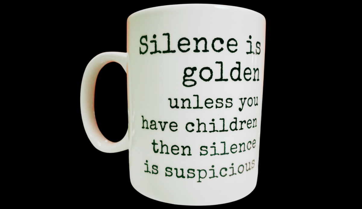 P Graham Dunn funny mom mug back view with continued quote text design