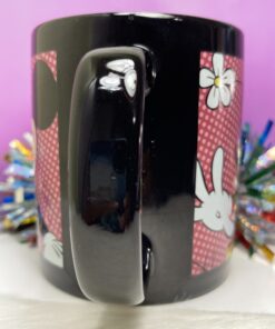 Disney Store Exclusive Minnie Mouse Extra Large Coffee Cup Mug with Sassy  Minnie Mouse 24 Oz Black Pink Polka Dot Coffee Cup Mug from Disney Store  Sassy Minnie Mouse Black Coffee Cup