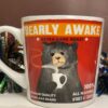 Bearly Awake Extra Large Ceramic Coffee Cup with Funny Coffee Saying and Cute Bear Coffee Cup Mug Jumbo Coffee Cup Bearly Awake Mug with Bear and Coffee Cup