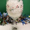 Snowman Wine Glass Snowmen Wineglass
