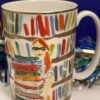 Kate Spade Library Books Mug by Lenox Kate Spade Illustrated Collection Library Books Mug Coffee Cup